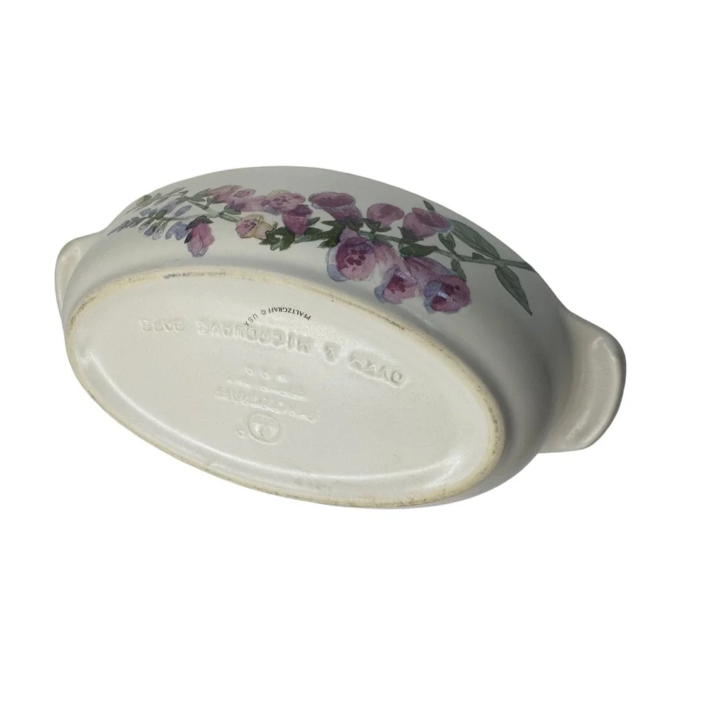 Pfaltzgraff‎ Cape May All-in-One Purple Foxglove small casserole bowl vintage